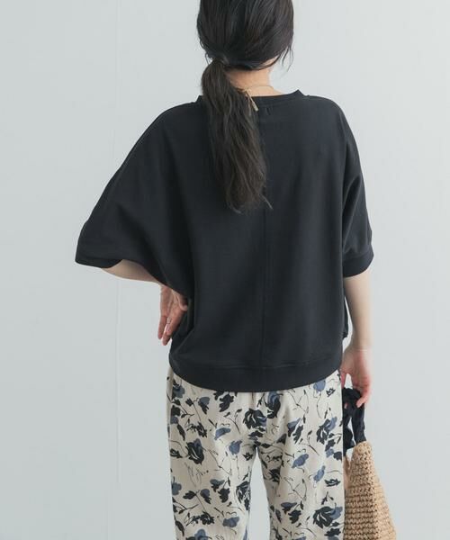 URBAN RESEARCH DOORS / アーバンリサーチ ドアーズ Tシャツ | モダールコットン裏毛ドルマンプルオーバー | 詳細12