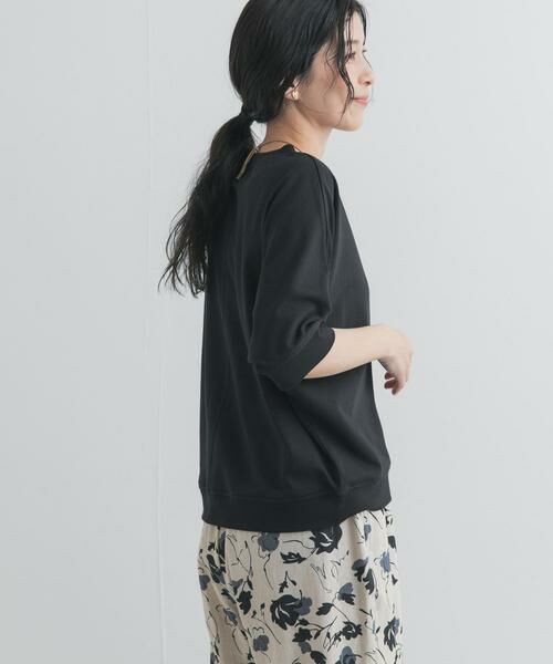 URBAN RESEARCH DOORS / アーバンリサーチ ドアーズ Tシャツ | モダールコットン裏毛ドルマンプルオーバー | 詳細13