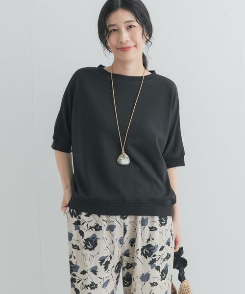 URBAN RESEARCH DOORS / アーバンリサーチ ドアーズ Tシャツ | モダールコットン裏毛ドルマンプルオーバー | 詳細14