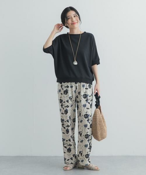 URBAN RESEARCH DOORS / アーバンリサーチ ドアーズ Tシャツ | モダールコットン裏毛ドルマンプルオーバー | 詳細16