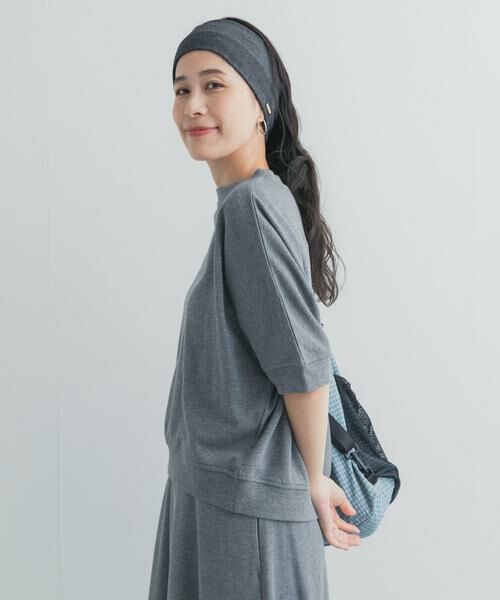 URBAN RESEARCH DOORS / アーバンリサーチ ドアーズ Tシャツ | モダールコットン裏毛ドルマンプルオーバー | 詳細22