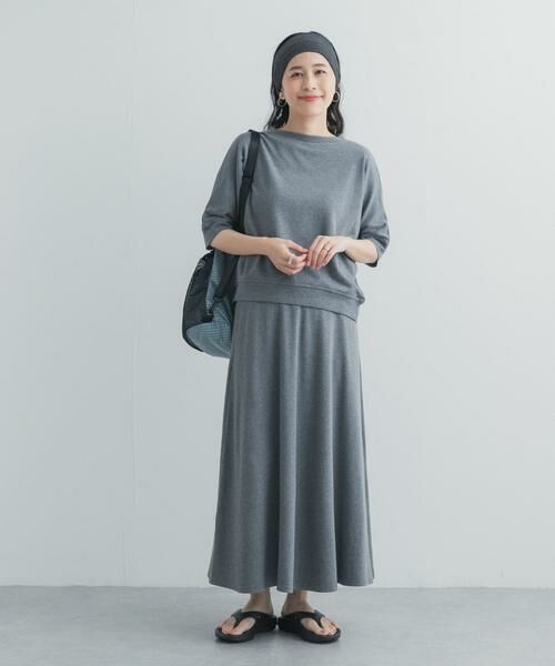 URBAN RESEARCH DOORS / アーバンリサーチ ドアーズ Tシャツ | モダールコットン裏毛ドルマンプルオーバー | 詳細25