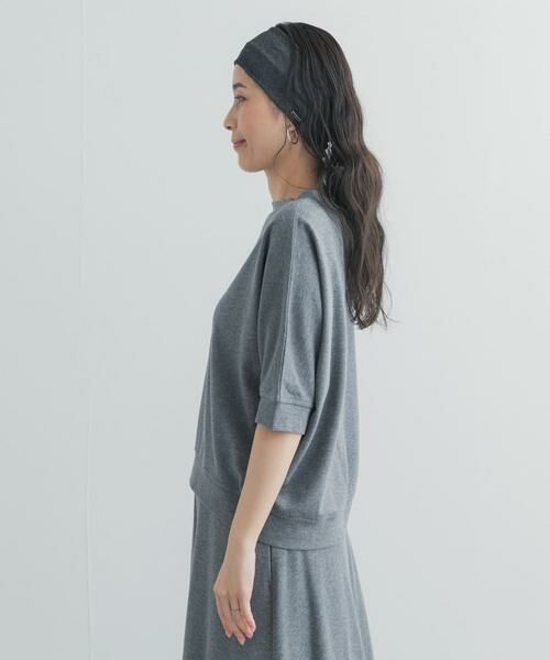 URBAN RESEARCH DOORS / アーバンリサーチ ドアーズ Tシャツ | モダールコットン裏毛ドルマンプルオーバー | 詳細28