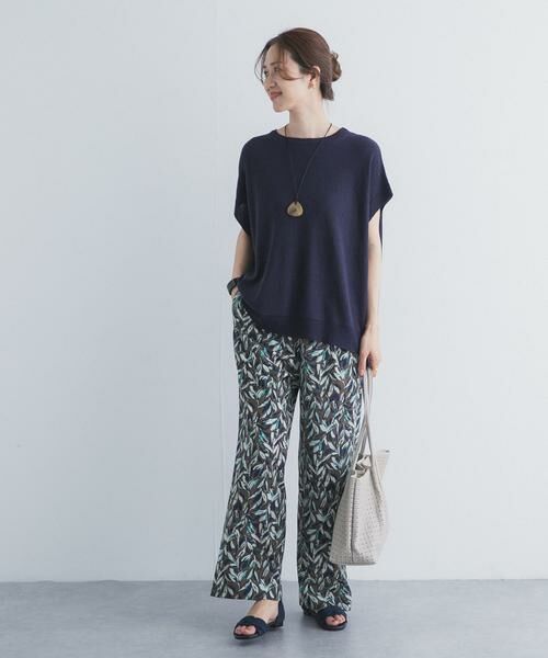 URBAN RESEARCH DOORS / アーバンリサーチ ドアーズ ニット・セーター | リネン混ブークレニットワイドプルオーバー | 詳細15