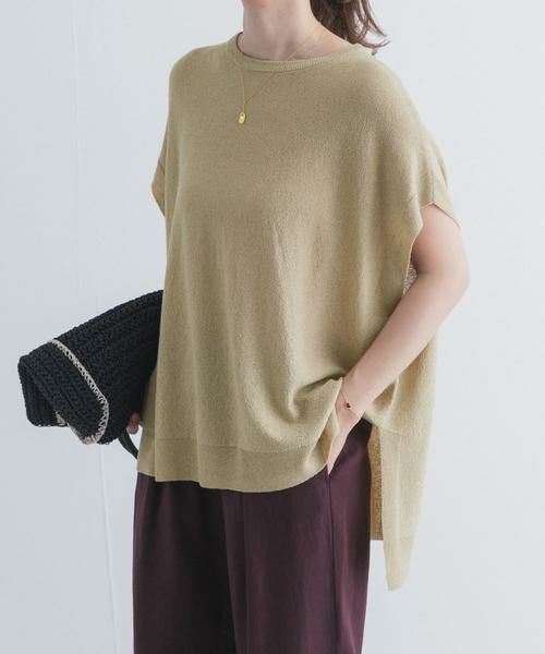 URBAN RESEARCH DOORS / アーバンリサーチ ドアーズ ニット・セーター | リネン混ブークレニットワイドプルオーバー | 詳細25