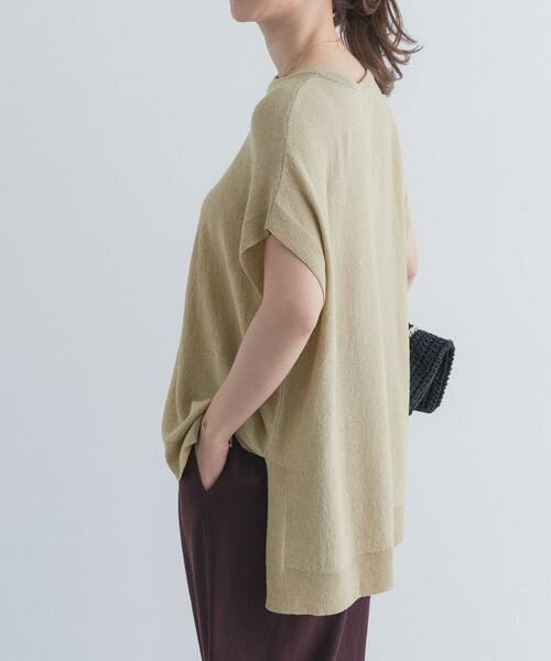 URBAN RESEARCH DOORS / アーバンリサーチ ドアーズ ニット・セーター | リネン混ブークレニットワイドプルオーバー | 詳細26