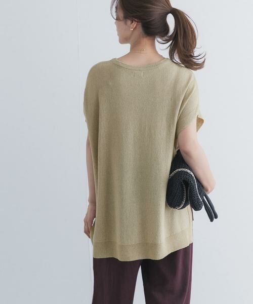 URBAN RESEARCH DOORS / アーバンリサーチ ドアーズ ニット・セーター | リネン混ブークレニットワイドプルオーバー | 詳細27