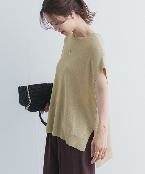URBAN RESEARCH DOORS / アーバンリサーチ ドアーズ ニット・セーター | リネン混ブークレニットワイドプルオーバー | 詳細29