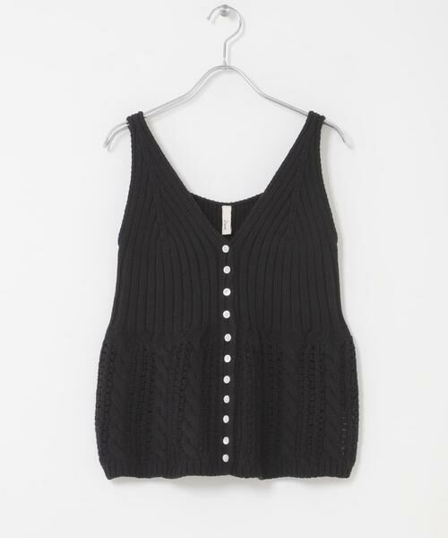URBAN RESEARCH DOORS / アーバンリサーチ ドアーズ ベスト | Button Cotton Knit Vest | 詳細4
