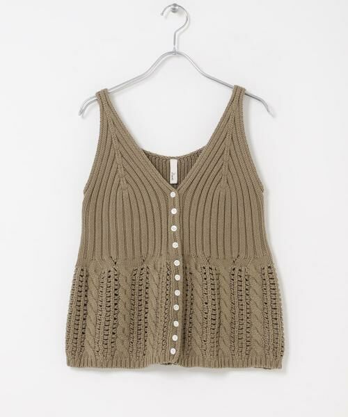 URBAN RESEARCH DOORS / アーバンリサーチ ドアーズ ベスト | Button Cotton Knit Vest | 詳細6