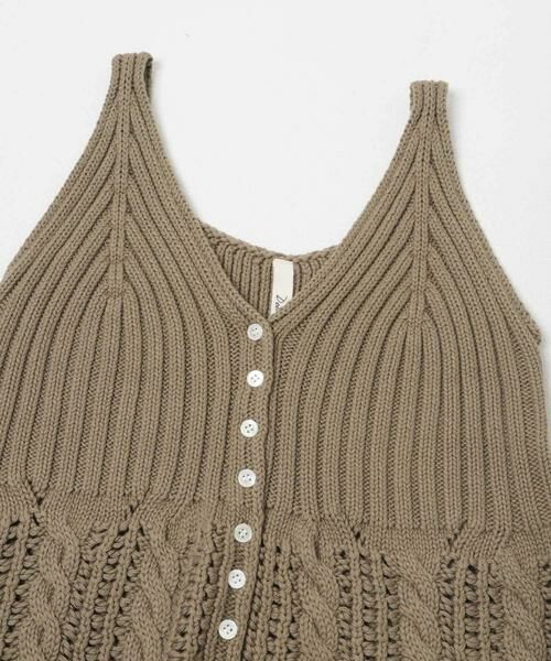 URBAN RESEARCH DOORS / アーバンリサーチ ドアーズ ベスト | Button Cotton Knit Vest | 詳細7