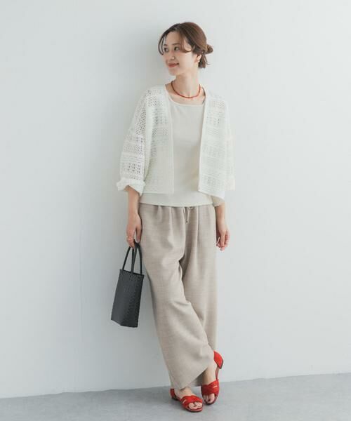 URBAN RESEARCH DOORS / アーバンリサーチ ドアーズ カーディガン・ボレロ | クロシェニットカーディガン | 詳細7