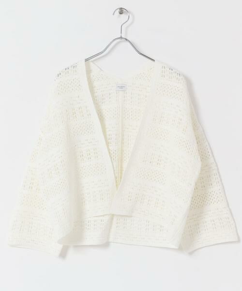 URBAN RESEARCH DOORS / アーバンリサーチ ドアーズ カーディガン・ボレロ | クロシェニットカーディガン | 詳細8