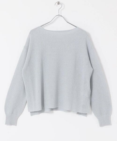 URBAN RESEARCH DOORS / アーバンリサーチ ドアーズ ニット・セーター | ラメシアーリラックスニット | 詳細11