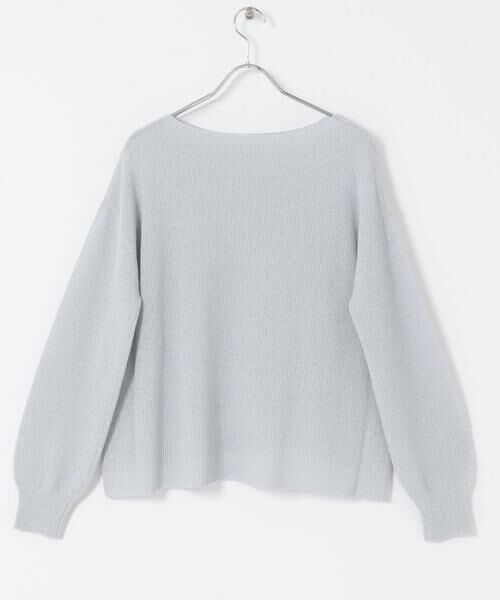 URBAN RESEARCH DOORS / アーバンリサーチ ドアーズ ニット・セーター | ラメシアーリラックスニット | 詳細14