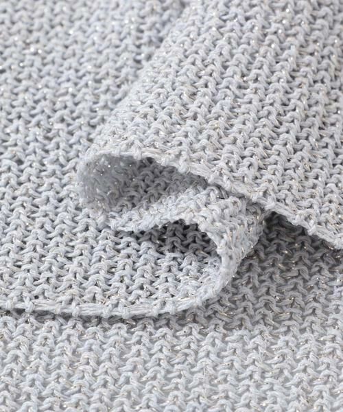 URBAN RESEARCH DOORS / アーバンリサーチ ドアーズ ニット・セーター | ラメシアーリラックスニット | 詳細15