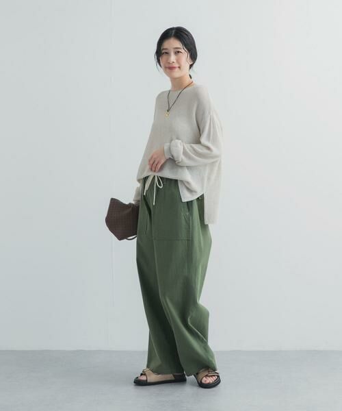 URBAN RESEARCH DOORS / アーバンリサーチ ドアーズ ニット・セーター | ラメシアーリラックスニット | 詳細24