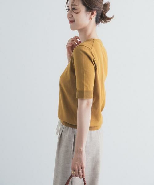 URBAN RESEARCH DOORS / アーバンリサーチ ドアーズ ニット・セーター | 『UR TECH ひやサラクール』コットンハーフスリーブKNIT | 詳細6