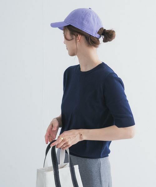 URBAN RESEARCH DOORS / アーバンリサーチ ドアーズ ニット・セーター | 『UR TECH ひやサラクール』コットンハーフスリーブKNIT | 詳細22