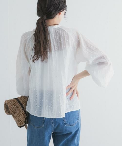 URBAN RESEARCH DOORS / アーバンリサーチ ドアーズ シャツ・ブラウス | カットドビーブラウス | 詳細5