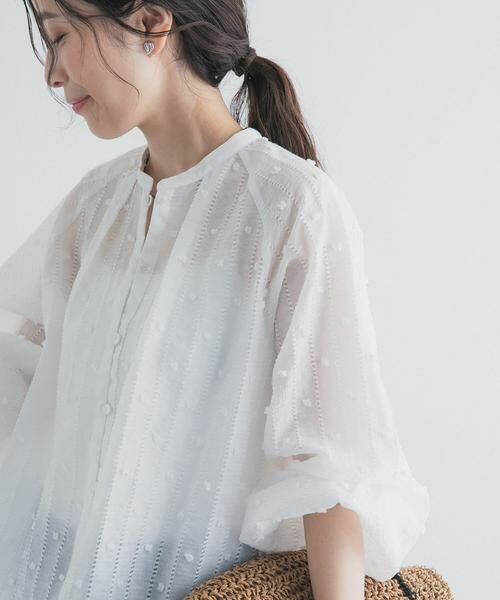 URBAN RESEARCH DOORS / アーバンリサーチ ドアーズ シャツ・ブラウス | カットドビーブラウス | 詳細6