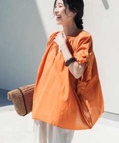 URBAN RESEARCH DOORS / アーバンリサーチ ドアーズ シャツ・ブラウス | コットンボイルロールアップスリーブブラウス