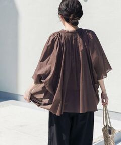 URBAN RESEARCH DOORS / アーバンリサーチ ドアーズ シャツ・ブラウス | コットンボイルロールアップスリーブブラウス