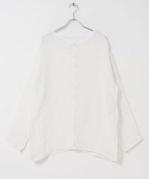 URBAN RESEARCH DOORS / アーバンリサーチ ドアーズ シャツ・ブラウス | Linen Mesh 2way Blouse | 詳細4