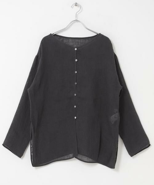 URBAN RESEARCH DOORS / アーバンリサーチ ドアーズ シャツ・ブラウス | Linen Mesh 2way Blouse | 詳細6