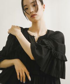URBAN RESEARCH DOORS / アーバンリサーチ ドアーズ シャツ・ブラウス | Cotton Frill Blouse