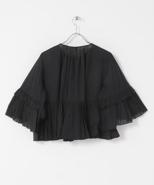 URBAN RESEARCH DOORS / アーバンリサーチ ドアーズ シャツ・ブラウス | Cotton Frill Blouse | 詳細7