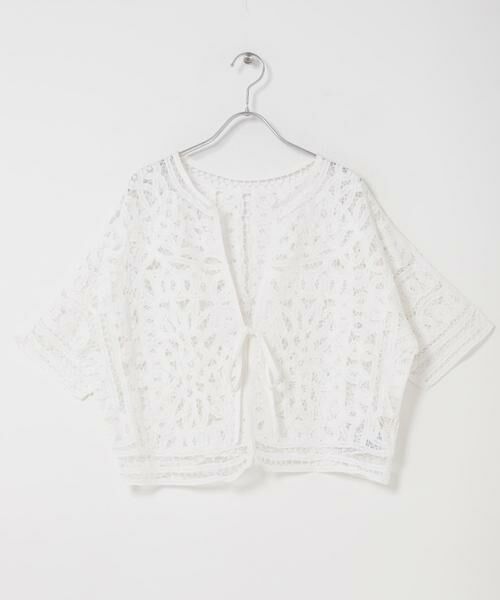URBAN RESEARCH DOORS / アーバンリサーチ ドアーズ シャツ・ブラウス | Batten Lace Cotton Blouse | 詳細5