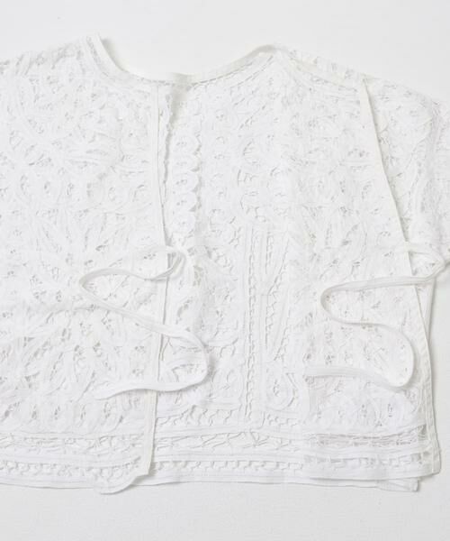 URBAN RESEARCH DOORS / アーバンリサーチ ドアーズ シャツ・ブラウス | Batten Lace Cotton Blouse | 詳細7
