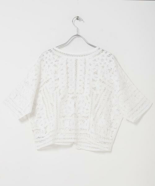 URBAN RESEARCH DOORS / アーバンリサーチ ドアーズ シャツ・ブラウス | Batten Lace Cotton Blouse | 詳細8
