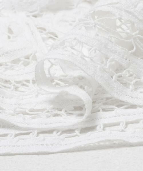 URBAN RESEARCH DOORS / アーバンリサーチ ドアーズ シャツ・ブラウス | Batten Lace Cotton Blouse | 詳細9