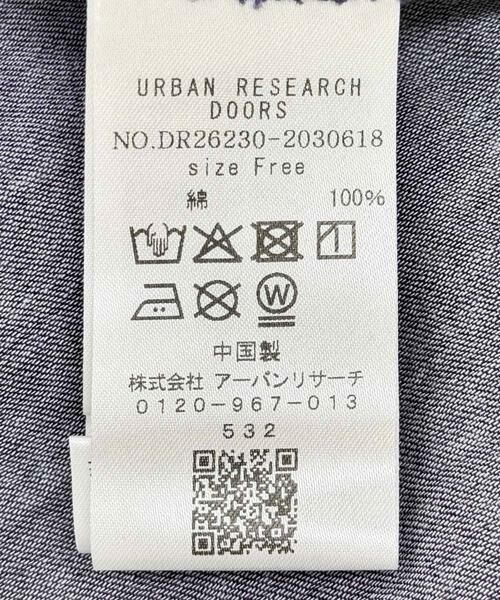 URBAN RESEARCH DOORS / アーバンリサーチ ドアーズ シャツ・ブラウス | シアーデニムピンタックドルマンブラウス | 詳細13