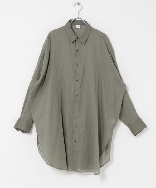 URBAN RESEARCH DOORS / アーバンリサーチ ドアーズ シャツ・ブラウス | 『WEB/一部店舗限定カラー』ラミーコットンビックシャツ | 詳細8
