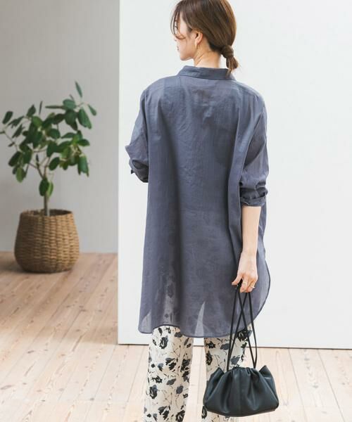 URBAN RESEARCH DOORS / アーバンリサーチ ドアーズ シャツ・ブラウス | 『WEB/一部店舗限定カラー』ラミーコットンビックシャツ | 詳細13