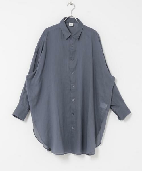 URBAN RESEARCH DOORS / アーバンリサーチ ドアーズ シャツ・ブラウス | 『WEB/一部店舗限定カラー』ラミーコットンビックシャツ | 詳細16