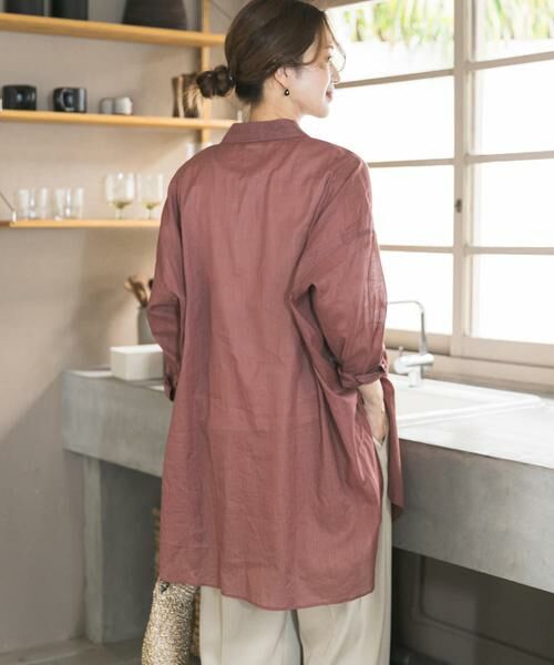 URBAN RESEARCH DOORS / アーバンリサーチ ドアーズ シャツ・ブラウス | 『WEB/一部店舗限定カラー』ラミーコットンビックシャツ | 詳細21