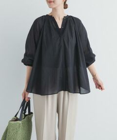 URBAN RESEARCH DOORS / アーバンリサーチ ドアーズ シャツ・ブラウス | 『スタッフ企画』バックシャーリングタックブラウス