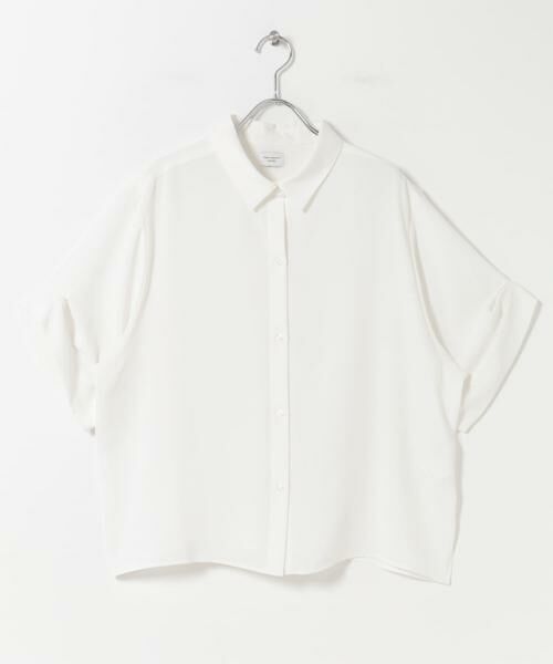 URBAN RESEARCH DOORS / アーバンリサーチ ドアーズ シャツ・ブラウス | タックスリーブシャツ（オフホワイト）