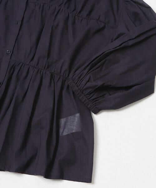URBAN RESEARCH DOORS / アーバンリサーチ ドアーズ シャツ・ブラウス | 『UR TECH』コットンギャザーVネックブラウス | 詳細13