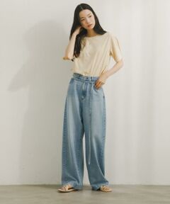 URBAN RESEARCH DOORS / アーバンリサーチ ドアーズ デニムパンツ | Belted Light Denim