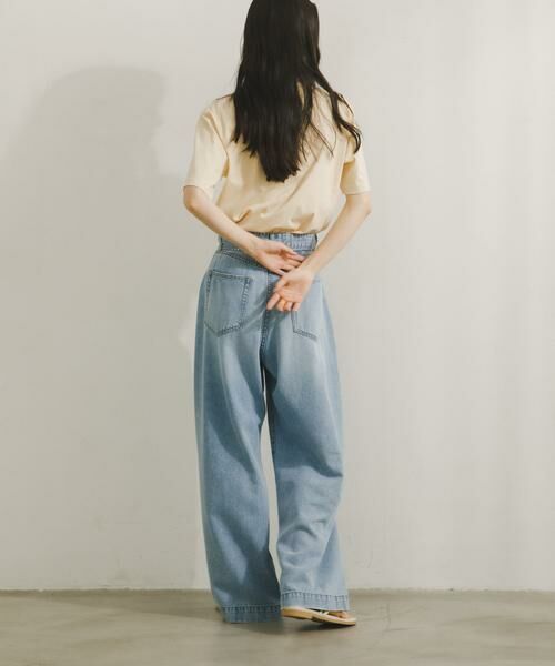 URBAN RESEARCH DOORS / アーバンリサーチ ドアーズ デニムパンツ | Belted Light Denim | 詳細1