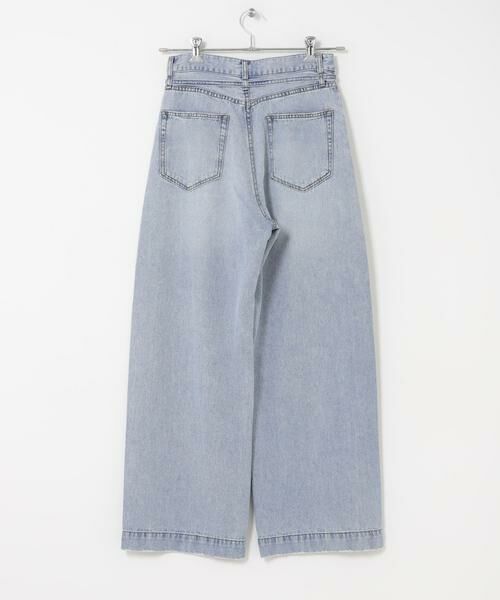 URBAN RESEARCH DOORS / アーバンリサーチ ドアーズ デニムパンツ | Belted Light Denim | 詳細11