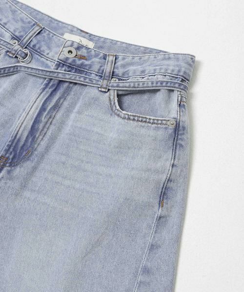 URBAN RESEARCH DOORS / アーバンリサーチ ドアーズ デニムパンツ | Belted Light Denim | 詳細7