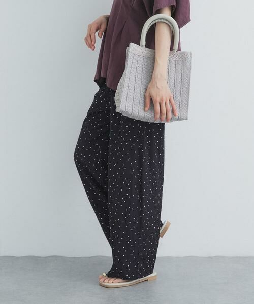 URBAN RESEARCH DOORS / アーバンリサーチ ドアーズ その他パンツ | ドットドライタッチリラックスパンツ | 詳細2