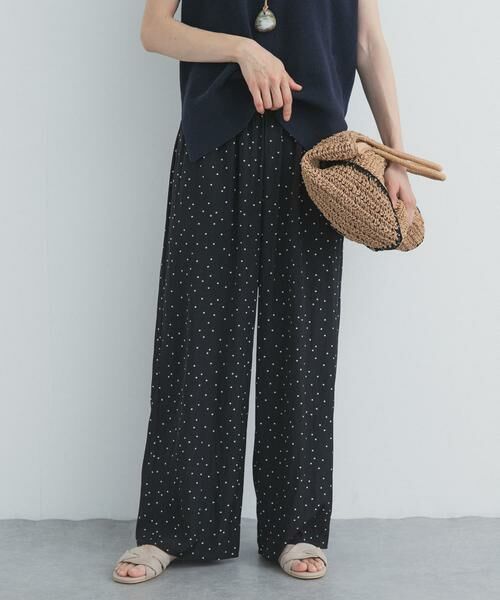 URBAN RESEARCH DOORS / アーバンリサーチ ドアーズ その他パンツ | ドットドライタッチリラックスパンツ | 詳細13
