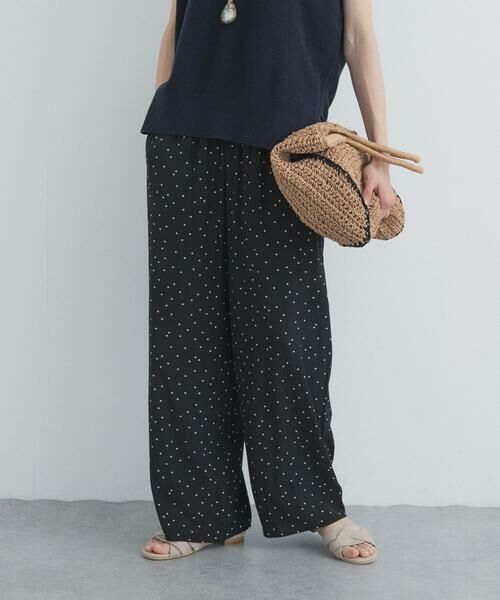 URBAN RESEARCH DOORS / アーバンリサーチ ドアーズ その他パンツ | ドットドライタッチリラックスパンツ | 詳細14